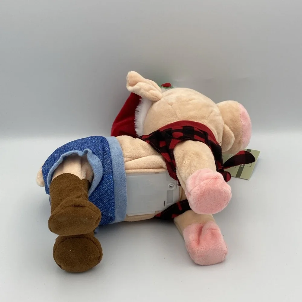Gemmy Animated Dancing Pig Plush Christmas Gift Pretty Girls Walk Song Dance NWT